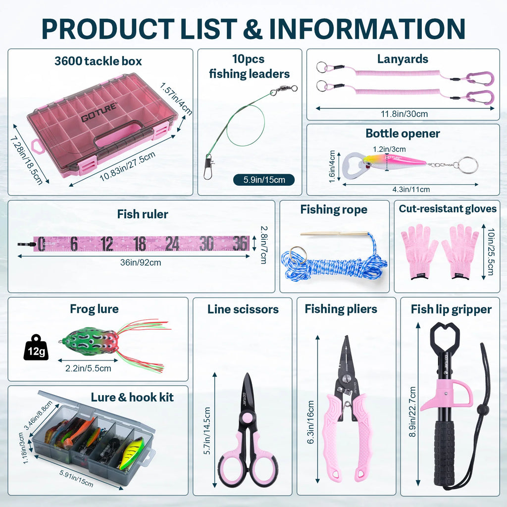 Nova Women’s Ultimate Freshwater & Saltwater Fishing Essentials Kit Nova Fishing & Outdoors
