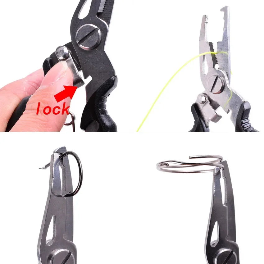 Multifunction Fishing Pliers and Braid Scissors Tackle Tool Nova Fishing & Outdoors