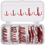 Nova Treble Hook Box – Barbed Carbon Steel Trebles for Lures & Sea Fishing (50pc)