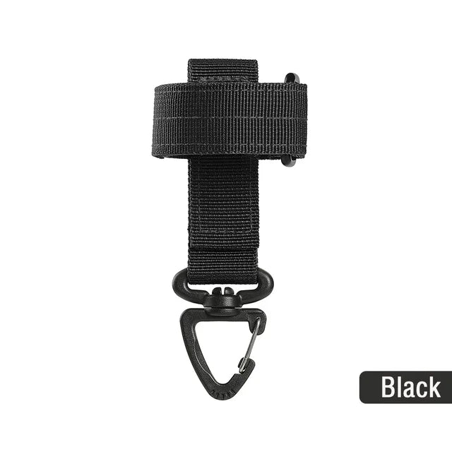 Nylon Gear Clip Glove Attachment – Secure Tackle & Camping Gear black Nova Fishing & Outdoors