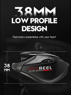 Ultralight Baitcasting Reel – 160g, 7.2:1 Gear Ratio, 6+1 Bearings Nova Fishing & Outdoors
