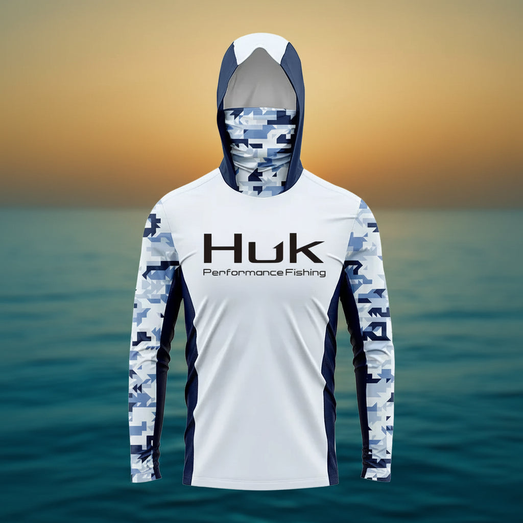 Nova Technical Angling Jersey Integrated Face Shield Full-Coverage UV Breathable Sportswear 10 Nova Fishing & Outdoors