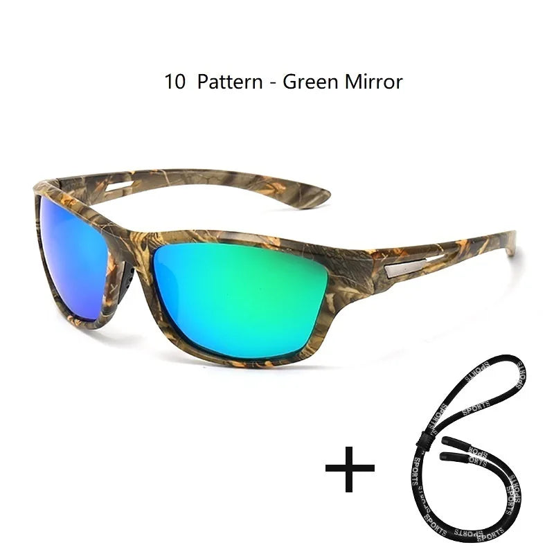 Nova Sport Polarized Sunglasses for Men and Women Driving Hiking Marine Fishing Glasses 10 Pattern Green Nova Fishing & Outdoors