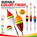 Assorted Fishing Floats Bobbers High Visibility Spring Bottom Bite Indicators for Freshwater Pond Lake River Fishing Tackle Kits Nova Fishing & Outdoors