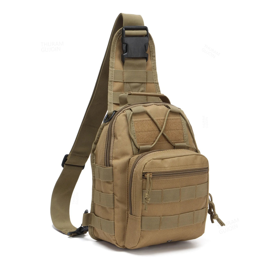 Nova Tactical Sling Shoulder Bag Waterproof Crossbody Backpack for Fishing Camping Everyday Carry