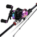 Nova Pro-Series BaitCasting Combo – 1.8m/2.1m Carbon Fiber Rod & 7.2:1 High-Speed Reel Rod Reel Nova Fishing & Outdoors
