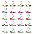 Nova Premium Underspin Jig Heads Kit Multi-Color Willow Blade Swimbait Hooks for Panfish