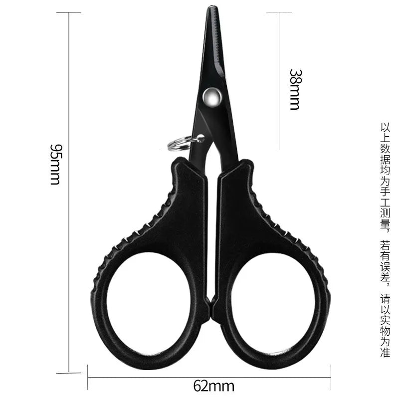 Titanium Coating Stainless Steel Fishing Scissors Plier – PE Braid Line Cutter Style 1 Nova Fishing & Outdoors