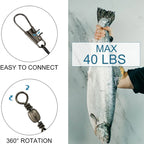 Nova Anti-Bite Steel Wire Leaders (10-100 Pack) – With Swivels & Snaps Nova Fishing & Outdoors