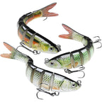Hyper-Realistic 8-Segment Jointed Swimbait – Life-Like Sinking Action Nova Fishing & Outdoors