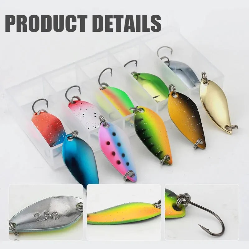 Multi-Weight Precision Metal Spoon Lure Set for Trout and Bass Nova Fishing & Outdoors