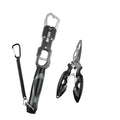 Professional 2-Piece Fishing Plier and Lip Gripper Tool Set Black Kit Nova Fishing & Outdoors