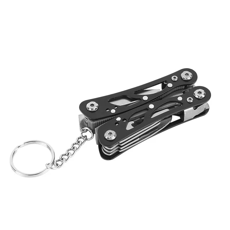 Folding Fishing Pliers – Stainless Steel Multi-Tool - Compact Folding Black-no bag Nova Fishing & Outdoors