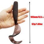 Fishing Lures 165mm/6.5in/52g Soft Artificial Bait Lures Bass Tail Fishing Gear Nova Fishing & Outdoors