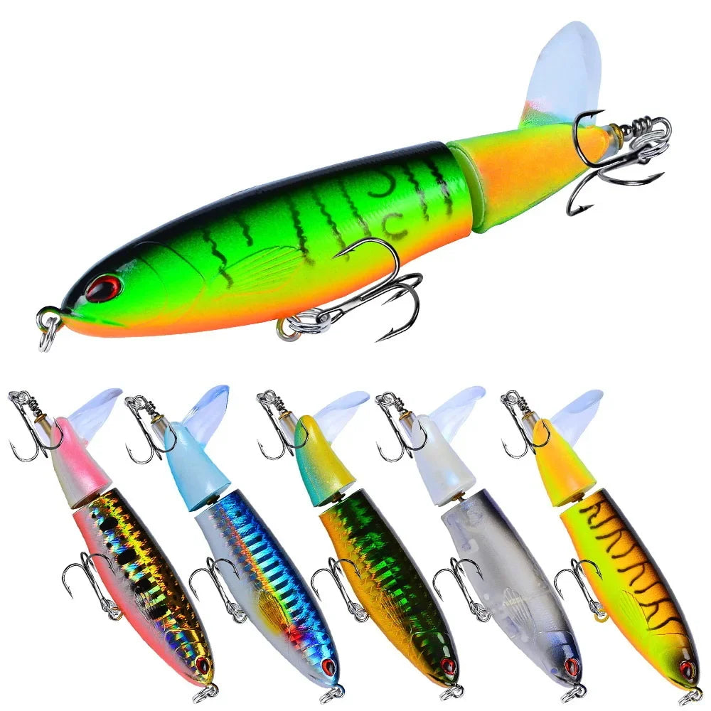 Topwater Propeller Rotating Tail Hard Bait Fishing Lure Nova Fishing & Outdoors