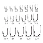 Nova Offset Circle Hooks – Sizes #1 to 5/0, Live Bait Fishing Hooks (20/50 Pack)