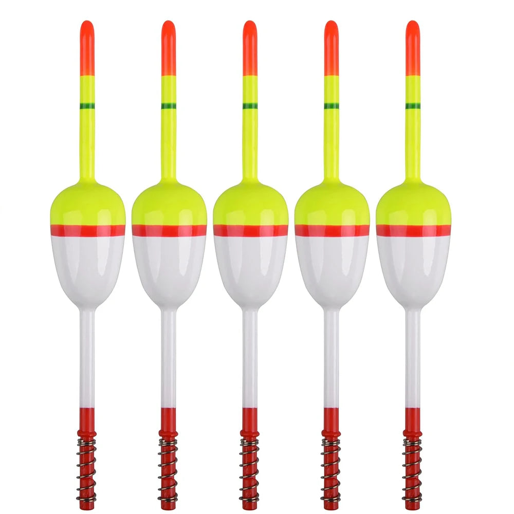 Nova Wood Slip Bobbers – Spring Stick Floats for Crappie & Panfish (5-Pack) Mode 3 Nova Fishing & Outdoors