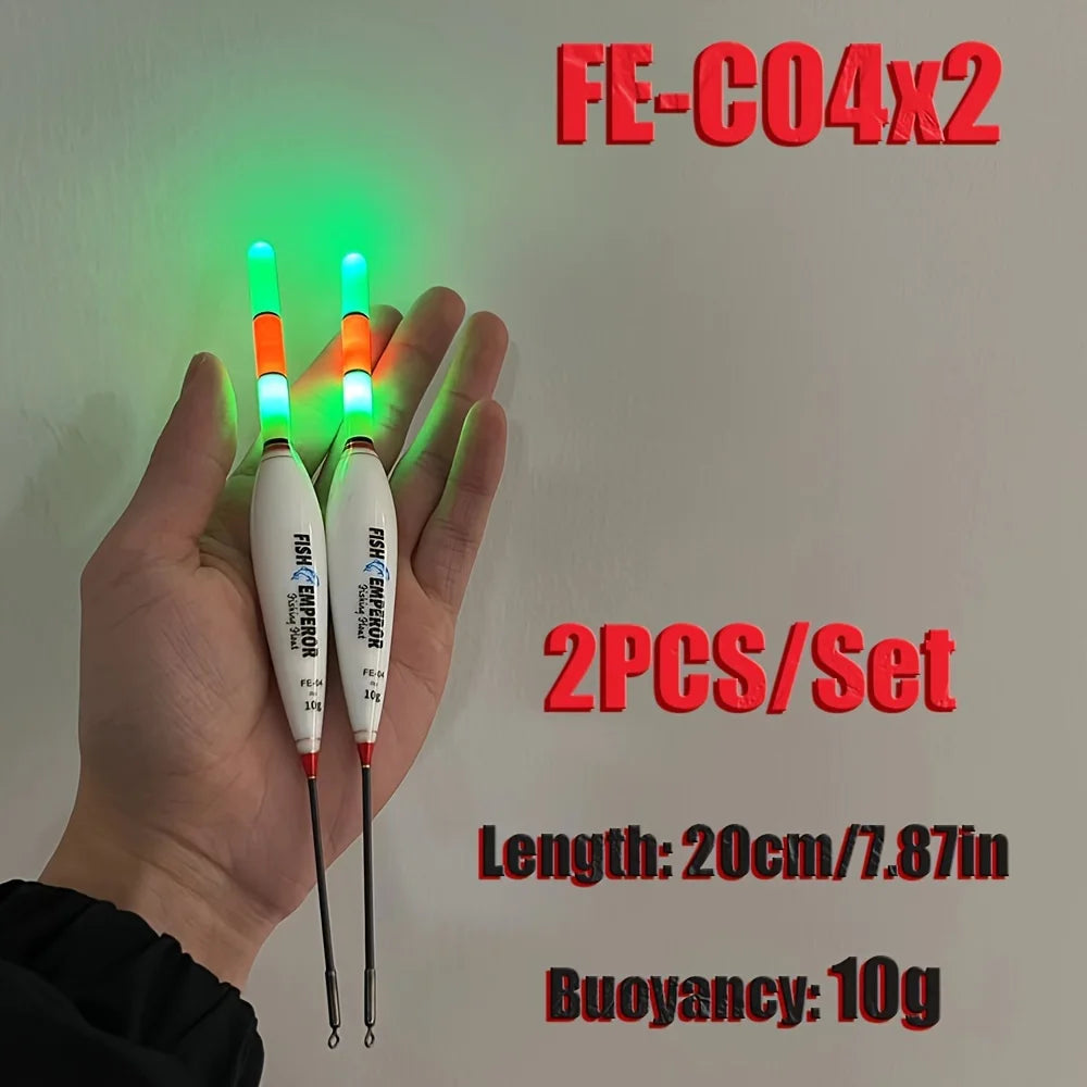 Nova Electronic Night Floats – LED Luminous Buoys for Night Fishing (2-Pack) Style 2 Nova Fishing & Outdoors