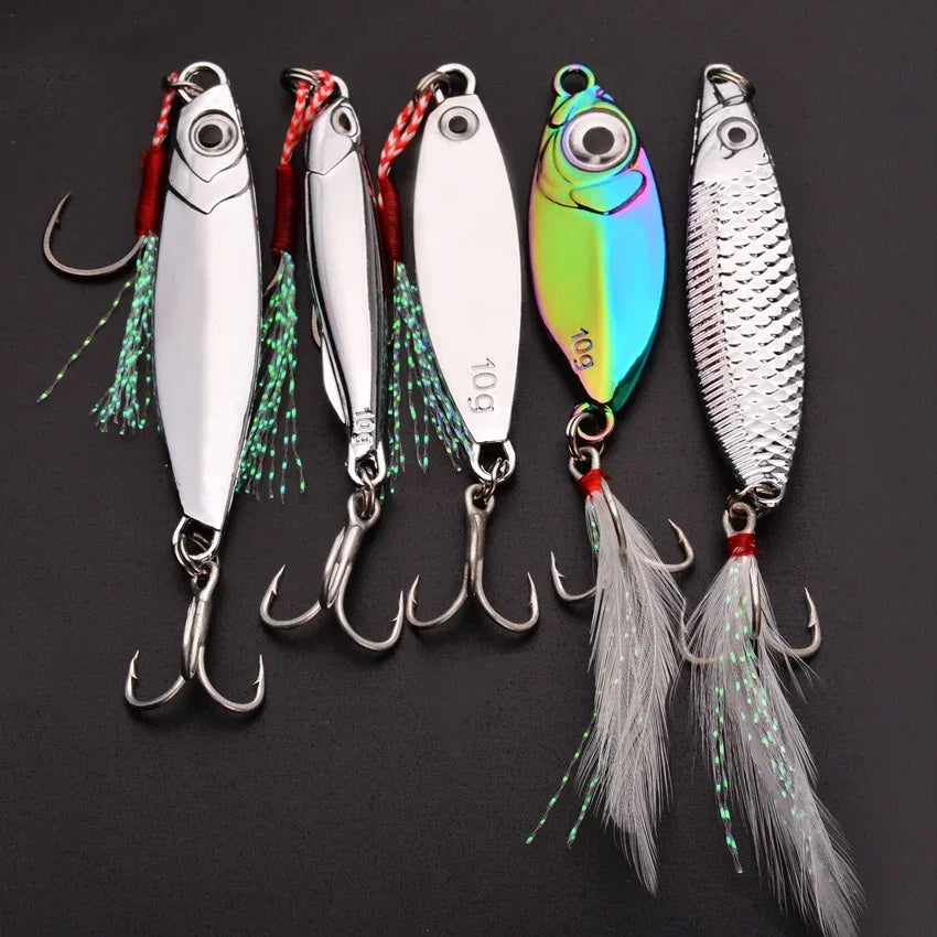 5-Piece Sinking Metal VIB Vibration Lure Set Nova Fishing & Outdoors
