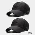 Quick-Dry Fishing Cap – Lightweight Breathable Baseball Hat Black Adjustable Nova Fishing & Outdoors