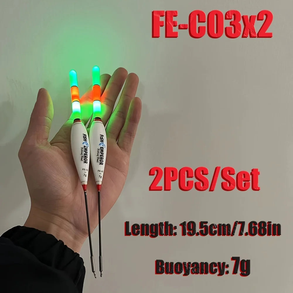 Nova Electronic Night Floats – LED Luminous Buoys for Night Fishing (2-Pack)