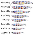 Saltwater Metal Jigs 5-8pc Set – Shore & Deep Water Casting Lures Nova Fishing & Outdoors