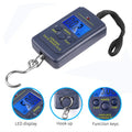 Nova Pro-Digital Hanging Scale with Retractable Measuring Tape 40kg China Mainland Nova Fishing & Outdoors