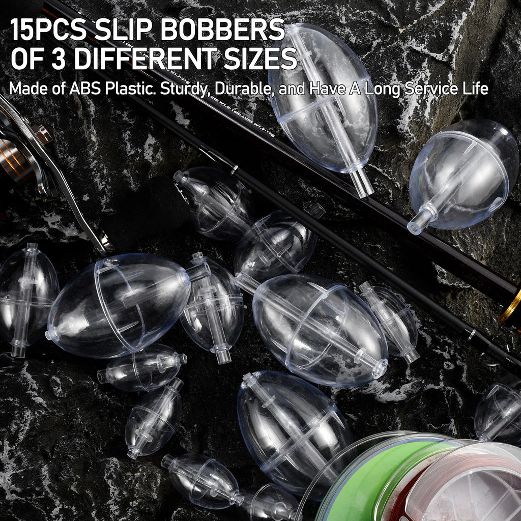 Nova Clear Bubble Floats – Water-Fillable Casting Bubbles for Fly & Lure Fishing (10-Pack)