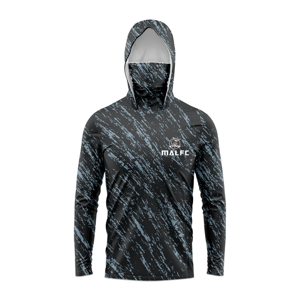 Premium Men’s UPF 50+ Sun Protection Fishing Hoodie – Lightweight, Breathable & Moisture-Wicking Performance Gear