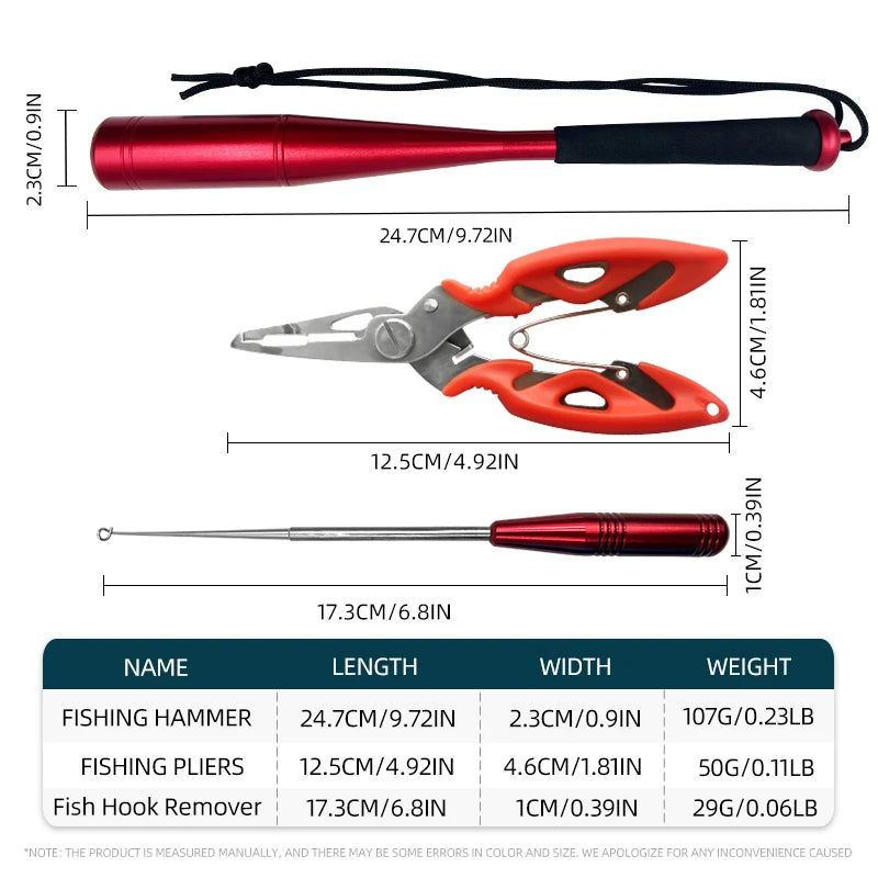 Aluminum Alloy Sea Fishing Tool Set with Hook Remover Nova Fishing & Outdoors