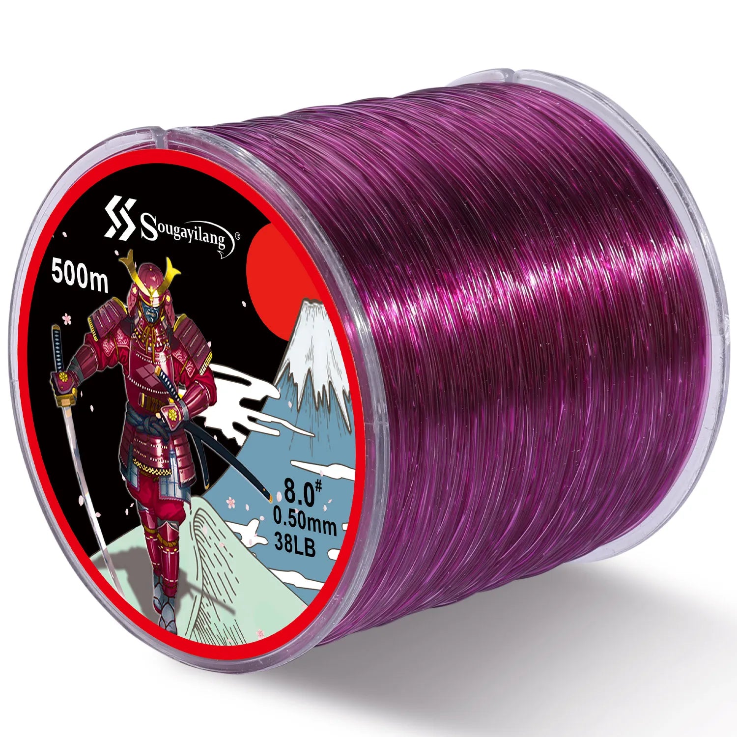 Nova 500M Japanese Nylon Fishing Line - Floating Monofilament for Bass & Topwater - High Strength PURPLE Nova Fishing & Outdoors