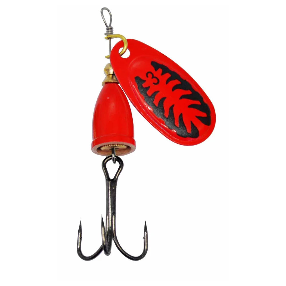 8g Copper Bell Sonic Spinner Bait with Rotating Metal Sequins Red 8g Nova Fishing & Outdoors