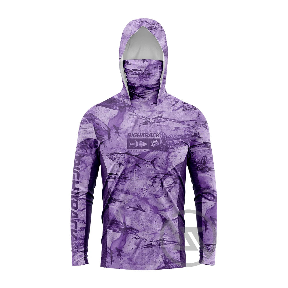 Nova Men's Mask Hoodies Fishing Clothing UPF 50+ UV Hunting Climbing Jersey 4 Nova Fishing & Outdoors