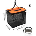 Portable Foldable Floating Mesh Fish Basket and Minnow Bucket S Nova Fishing & Outdoors