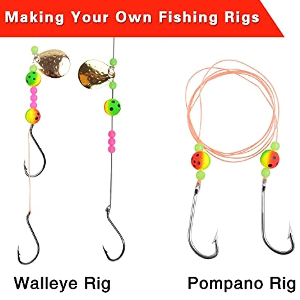 Nova Foam Float Kit – 110pc Bottom & Surf Rig Float Assortment for Walleye & Pompano