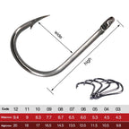 Nova Bulk Professional Fish Hook Kit – Multi-Size Barbed Hooks with Organized Tackle Box Nova Fishing & Outdoors