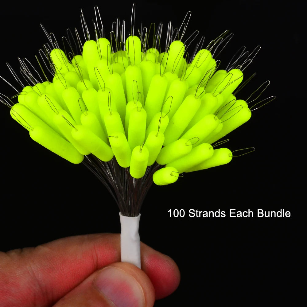 Nova Rubber Bobber Stoppers – Bulk Oval Float Stops for Slip Bobber Rigs (100pc)