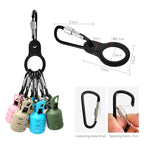 Squid Jig Hook Covers – 6-Piece Egi Lure Protector Kit with Carabiner Nova Fishing & Outdoors