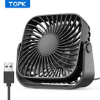 USB Portable Mini Fan – 3-Speed Quiet Cooling for Camping & Outdoors Nova Fishing & Outdoors