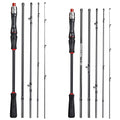 Sougayilang Lure Fishing Rod 1.8m 2.1m Spinning Bait Casting Rod Carbon Fiber EVA Handle Fishing Pole for Fishing Pesca Spinning fishing rod Nova Fishing & Outdoors