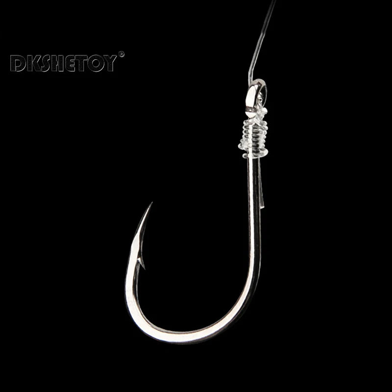 Barbed Fishing Hook Assortment – 10 Sizes, Carbon Steel, Organized Tackle Box Nova Fishing & Outdoors