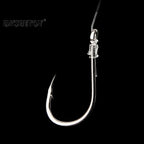 Barbed Fishing Hook Assortment – 10 Sizes, Carbon Steel, Organized Tackle Box Nova Fishing & Outdoors