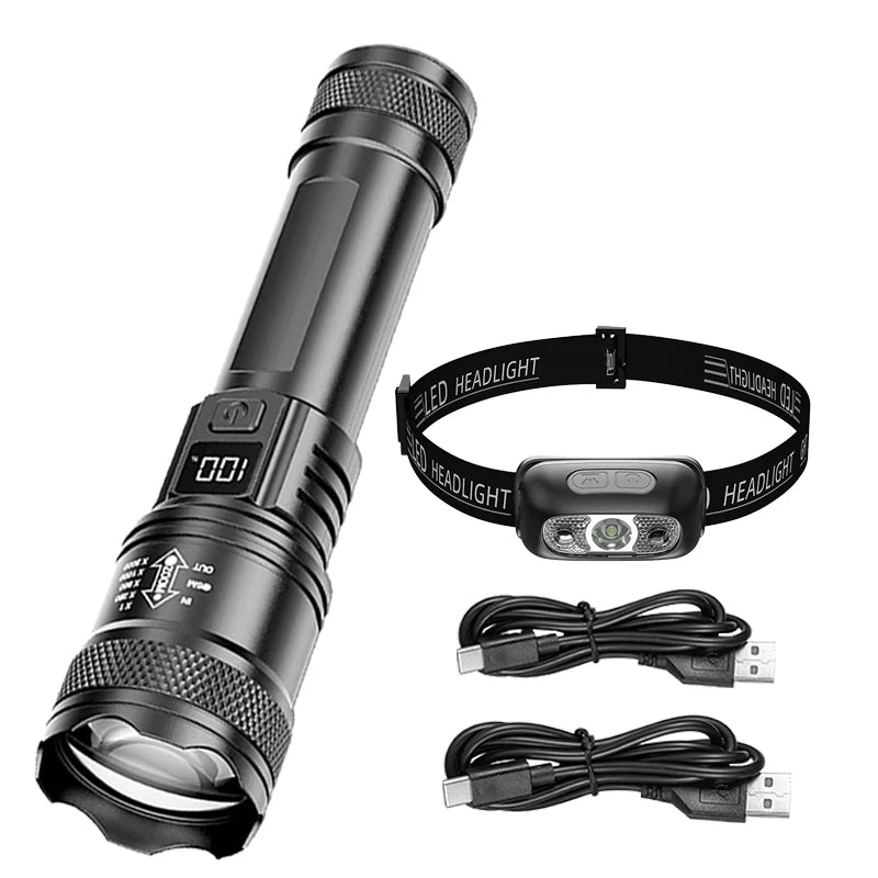 Hands-Free LED Headlamp with Motion Sensor – USB Rechargeable - Motion Sensor Outdoor Lighting Set Nova Fishing & Outdoors