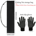 Nova Fishing Landing Net - Aluminum Alloy Telescoping Folding Mesh Net - Safe Fish Catching & Releasing Nova Fishing & Outdoors