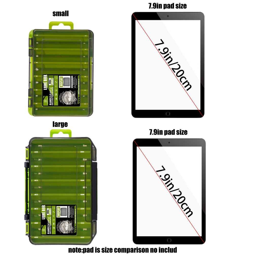 Dual-Compartment Tackle Box – Lure & Bait Storage Nova Fishing & Outdoors