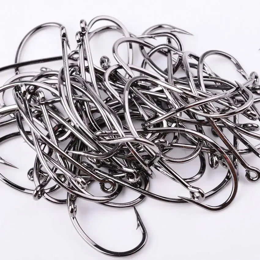 Nova Octopus Barbed Circle Hooks – Bulk Box, High Carbon Steel Catfish & Saltwater Hooks (50/100pc)