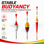 Assorted Fishing Floats Bobbers High Visibility Spring Bottom Bite Indicators for Freshwater Pond Lake River Fishing Tackle Kits Nova Fishing & Outdoors