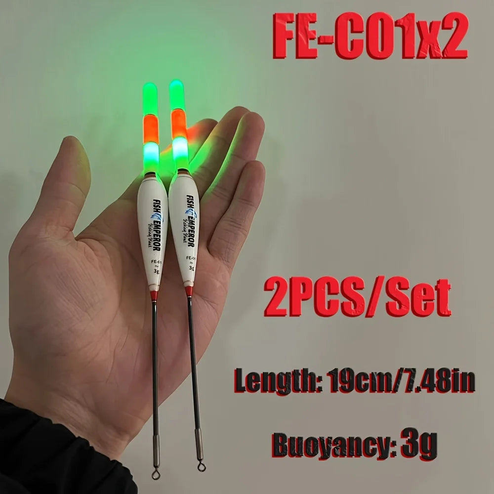 Nova Electronic Night Floats – LED Luminous Buoys for Night Fishing (2-Pack) Style 3 Nova Fishing & Outdoors