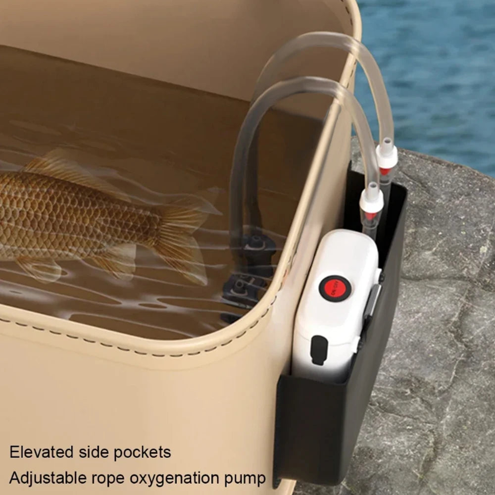 Nova Pro-Foldable EVA Fishing Bucket – Compact, Leak-Proof, & Multi-Purpose Nova Fishing & Outdoors