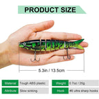 Multi-Jointed Swimbait – Slow-Sinking Segmented Crankbait Nova Fishing & Outdoors